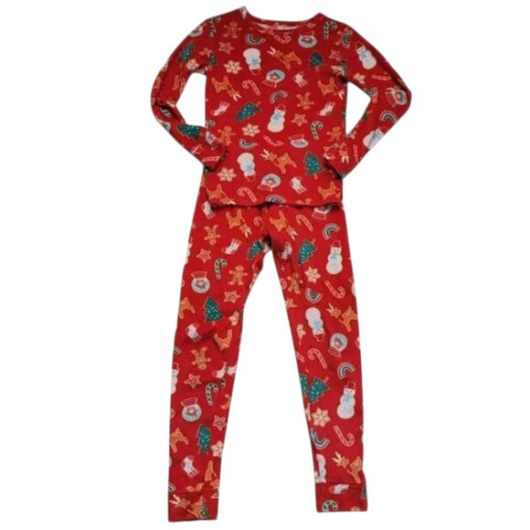 Cat & Jack Girls Christmas Pajama Set Size 12 - Picture 1 of 13